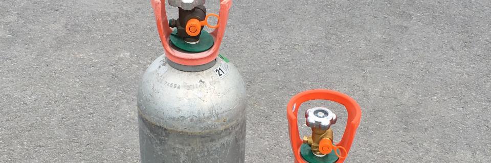 Gasflessen koolzuurgas